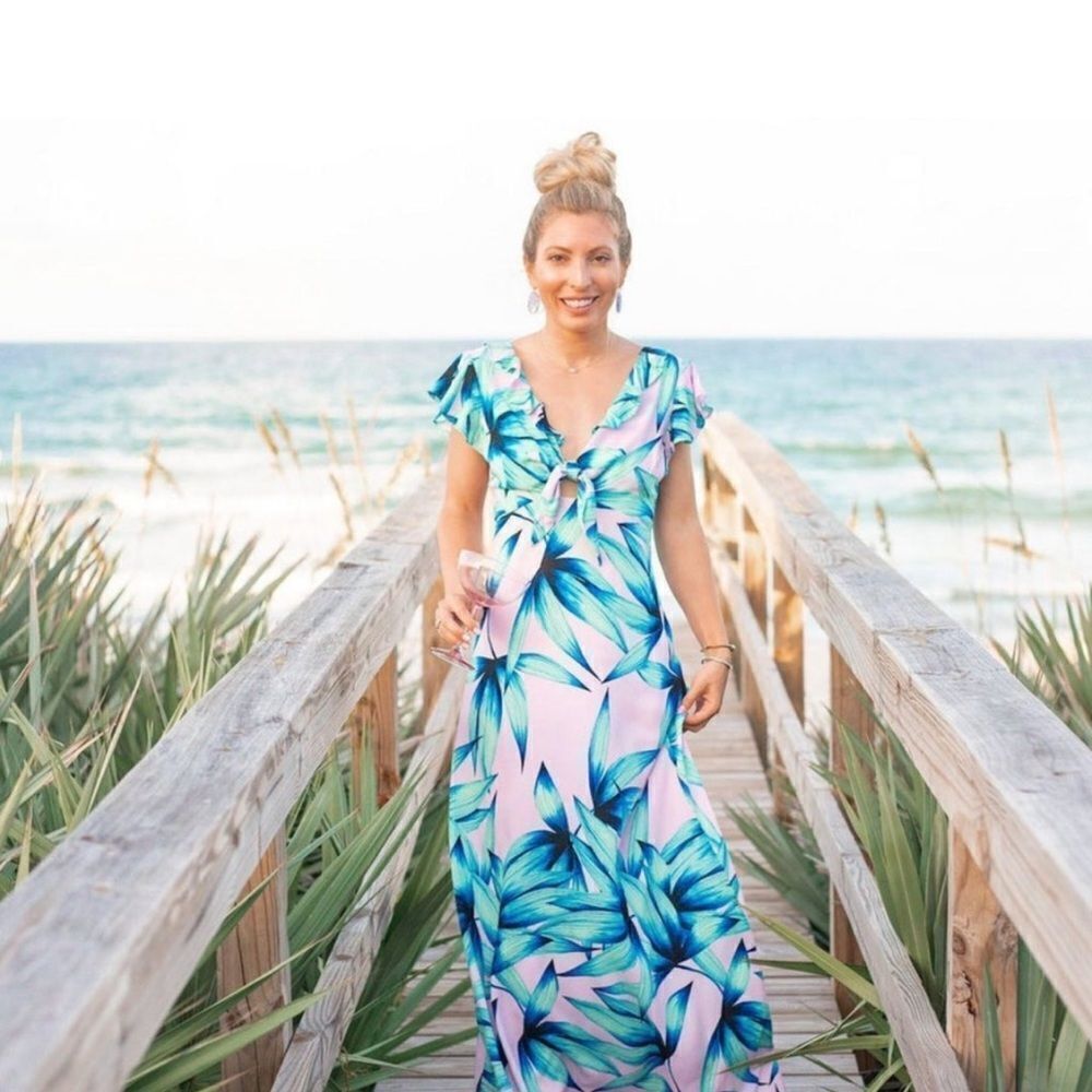 Olivaceous Maxi Dress Size S NWT